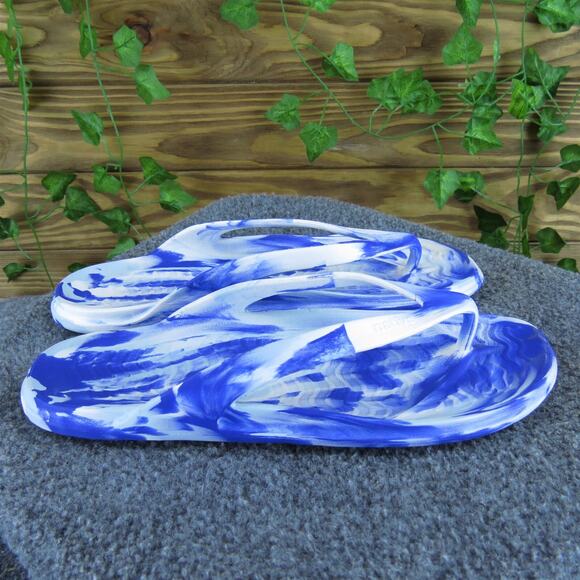 Native Women's Flip Flop Blue Synthetic‎ Sz 11 Medium Gently Used 2025 - Picture 3 of 6